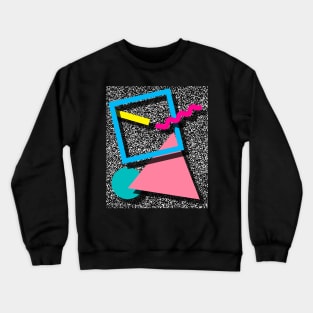 80s Geometric Design Pattern 3 by 90s-Mall 80s Geometric Design Pattern 3 Crewneck Sweatshirt